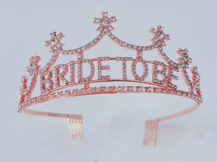 Bride To Be Premium Crown With Stones