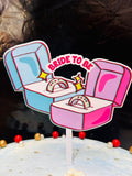 Bride To Be Ring Cake Topper