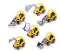 Cake Decoration - JCB Bull Dozer 6 Pcs Design / Set