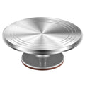 Cake Turntable with Non-Slip Base - Smooth Rotating Cake Decorating Stand - Heavy-Duty Baking Tool - Pack of 1