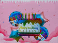 Cake Big Shape 5 Pcs Foil