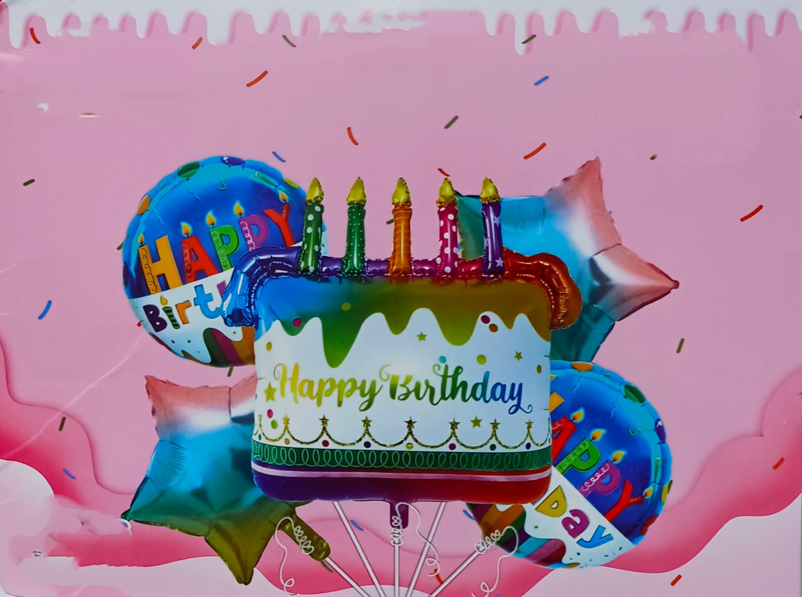 Cake Big Shape 5 Pcs Foil