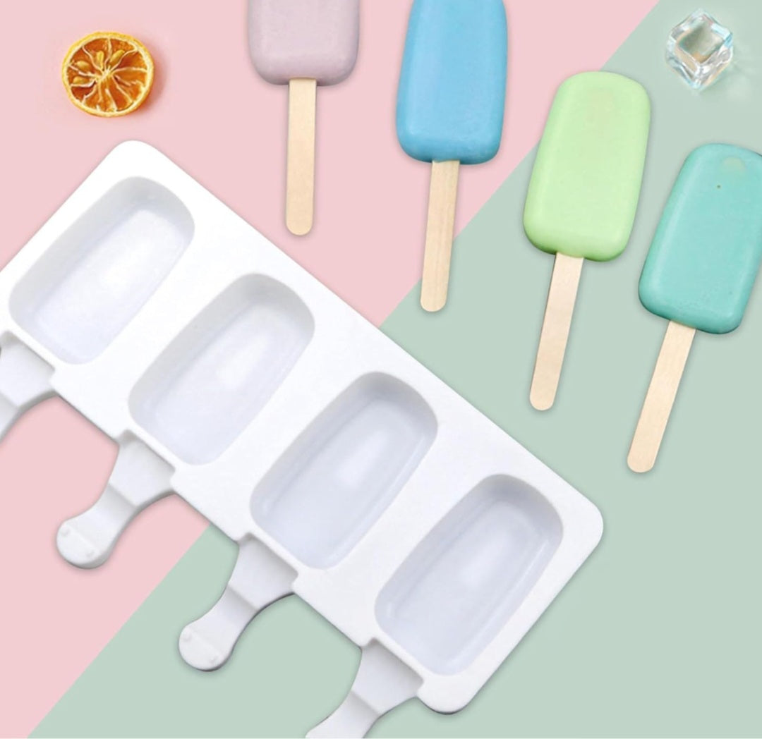 Caksicle Choclate Stick Popsicle Mould 4 Cavity