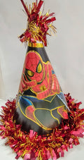 Cap - Gold Leaf Print Spider Man Frill Long Height
