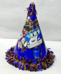 Cap : Gold Leaf Print Transformer Robot Frill Long Height