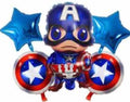 Caption America Theme 5 Pcs Foil Set