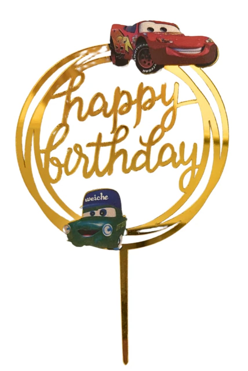 Car Theme Cake Toppers