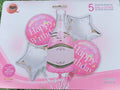 Champagne 5 Pcs Foil Balloon Pink