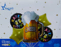 Cheers 5 Pcs Foil
