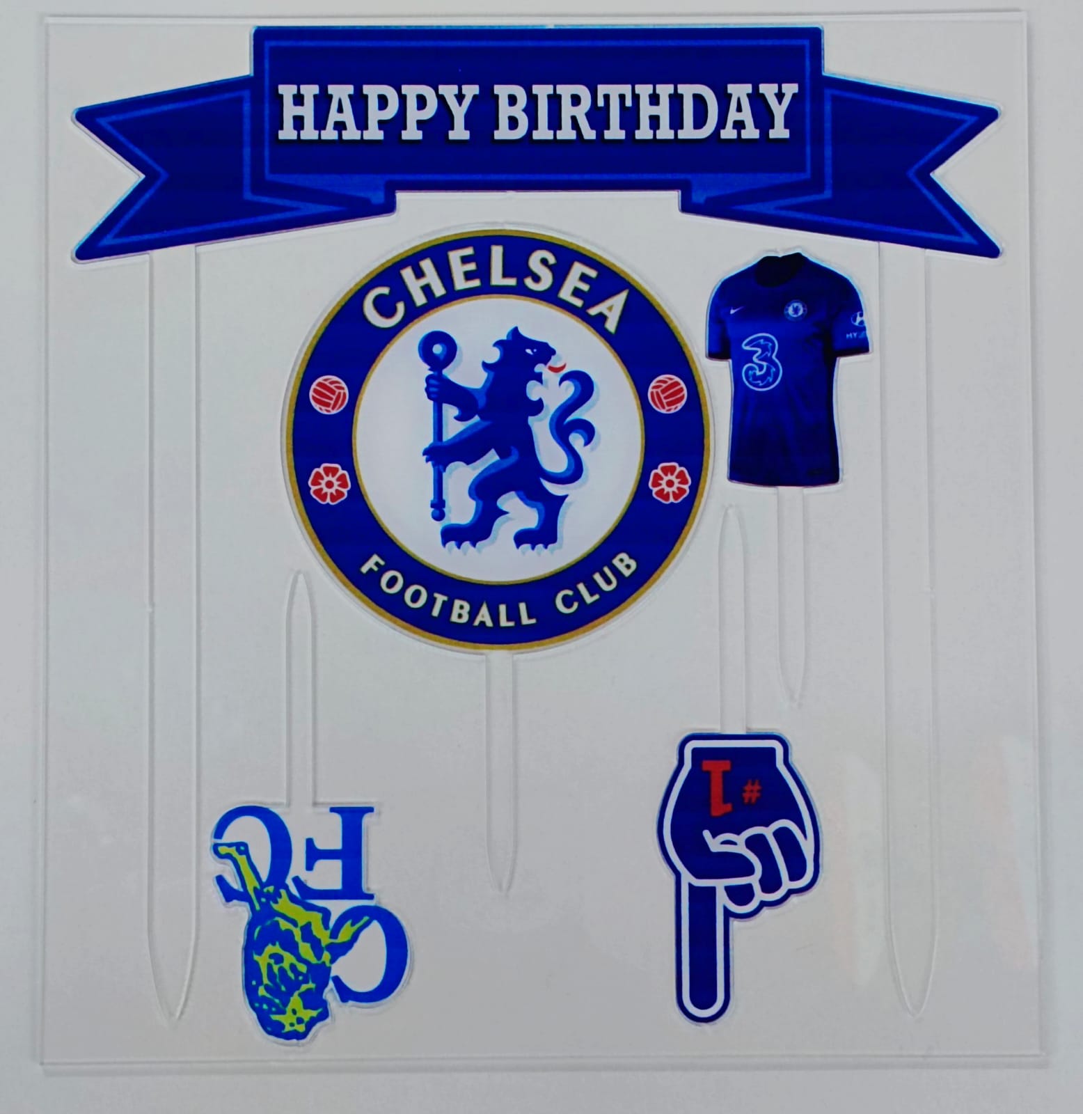 Chelsea Theme Acrylic Topper Set