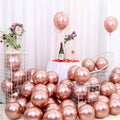 Rose Gold Chrome Balloons - 50 Pcs Pack