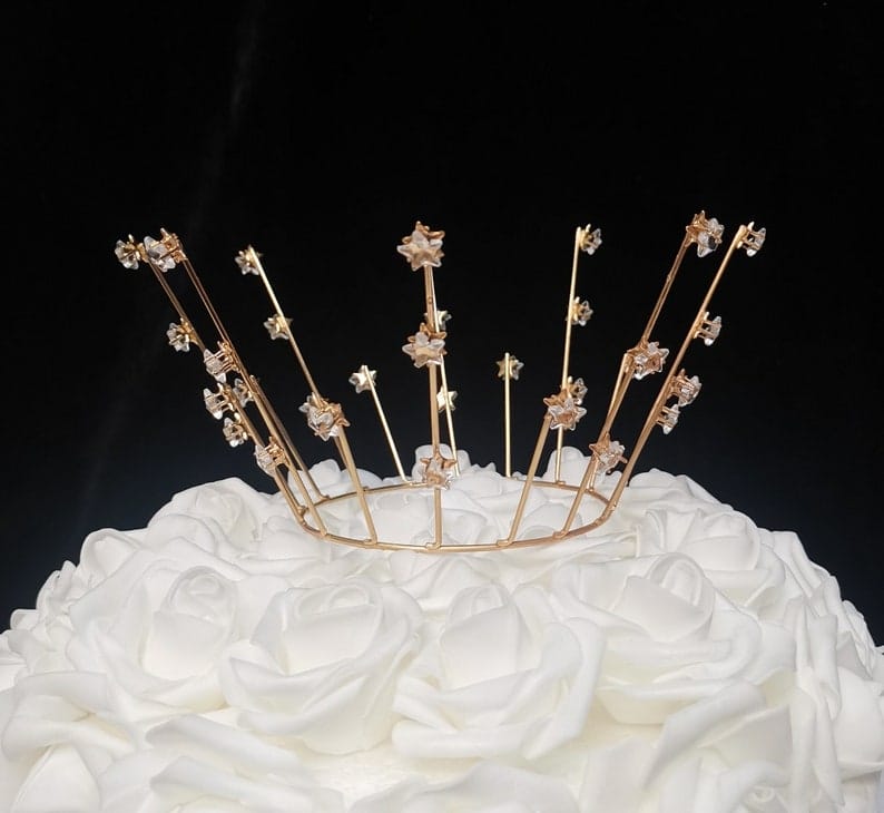 Crown Rose Gold Metal