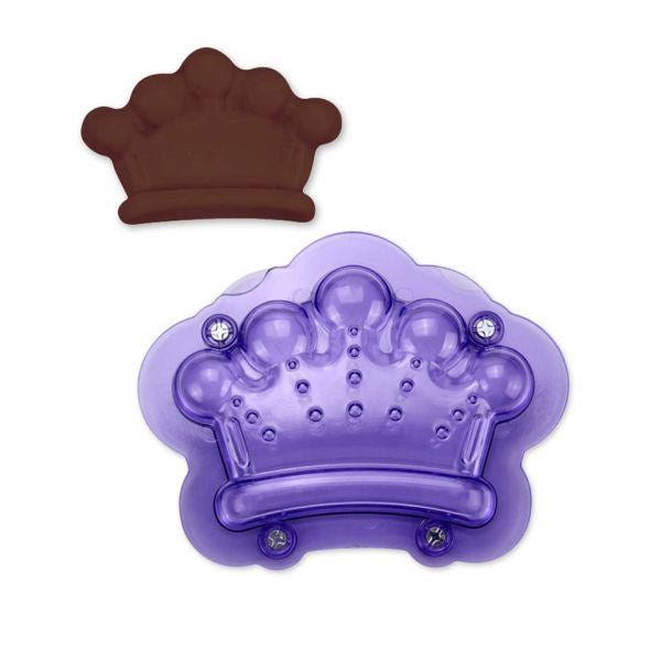 Crown Shape Chocolate Mould - Decorative Chocolate Making Mould for Cakes & Desserts - Pack of 1