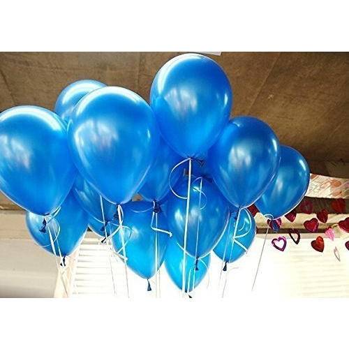 Dark Blue Metallic Latex Balloon 50 pcs