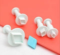 Diamond Fondant Plunger Cutter Mould