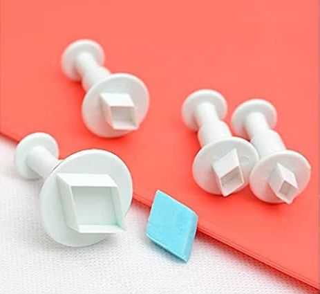 Diamond Fondant Plunger Cutter Mould