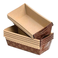 Eco-Friendly Rectangle Bake & Serve Tray – Paper-Based - Festive Design - Italy Made - Pack of 25