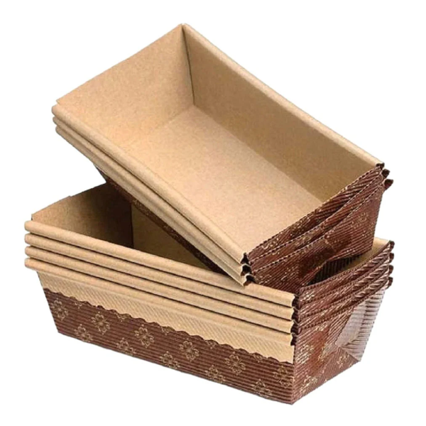 Eco-Friendly Rectangle Bake & Serve Tray – Paper-Based - Festive Design - Italy Made - Pack of 25