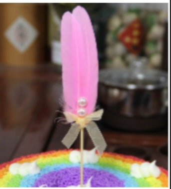 Feather For Cake Decoration (Check Variations For Colors) 5 Colors