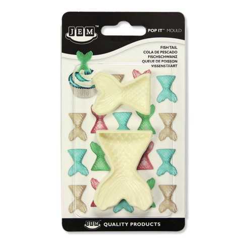Fish Tail Shaped Mold for Cake Decorating - Perfect for Fondant Decoration - Set of 2