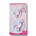 Flamingo Round Frame Cookie Cutter - 8 Piece - Pack of 1