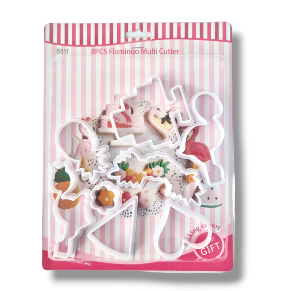 Flamingo Multi Cutter Set - 8 Piece - Pack of 1