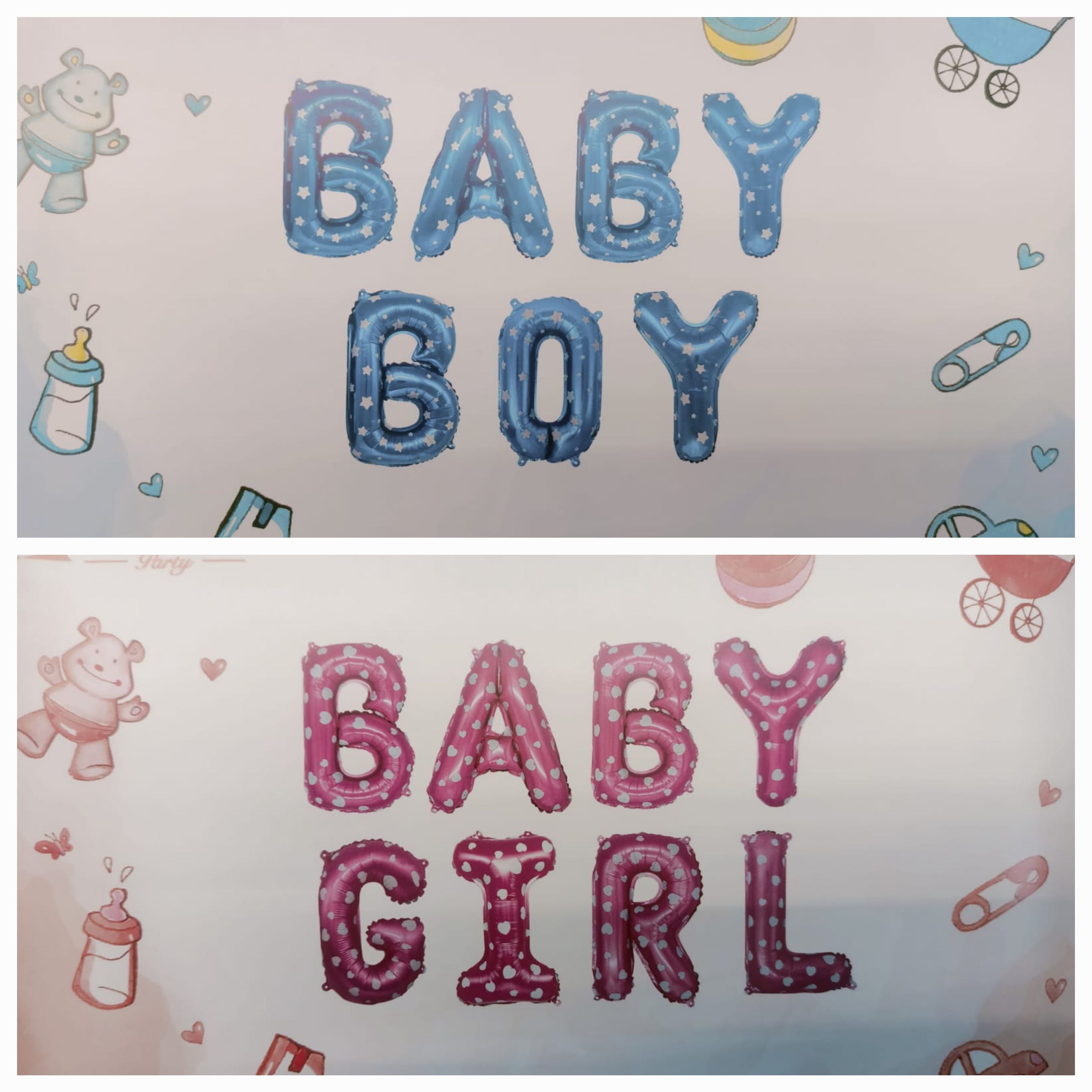 Foil BABY BOY / BABY GIRL