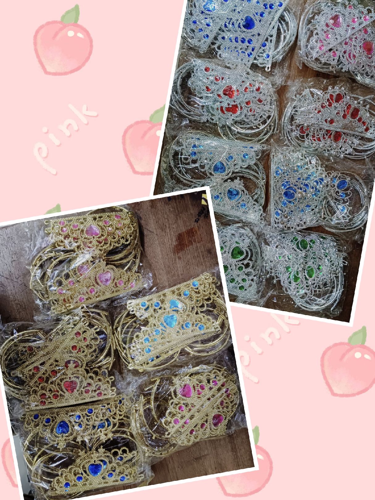 Folding Crown 5-6 Colors - Silver / Golden