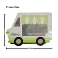 Food Truck Shaped Stand Up Pouch with Zip Lock - Cute & Reusable - Packaging for Snacks and Treats - Pack Of 50