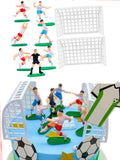 Football / Soccer Cake Decoration Set With 2 Nets And Players