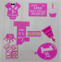 Fun To Be One Theme Acrylic Topper Set