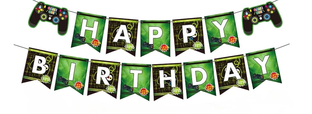Game Theme Vcut Paper Banner 15 Tag