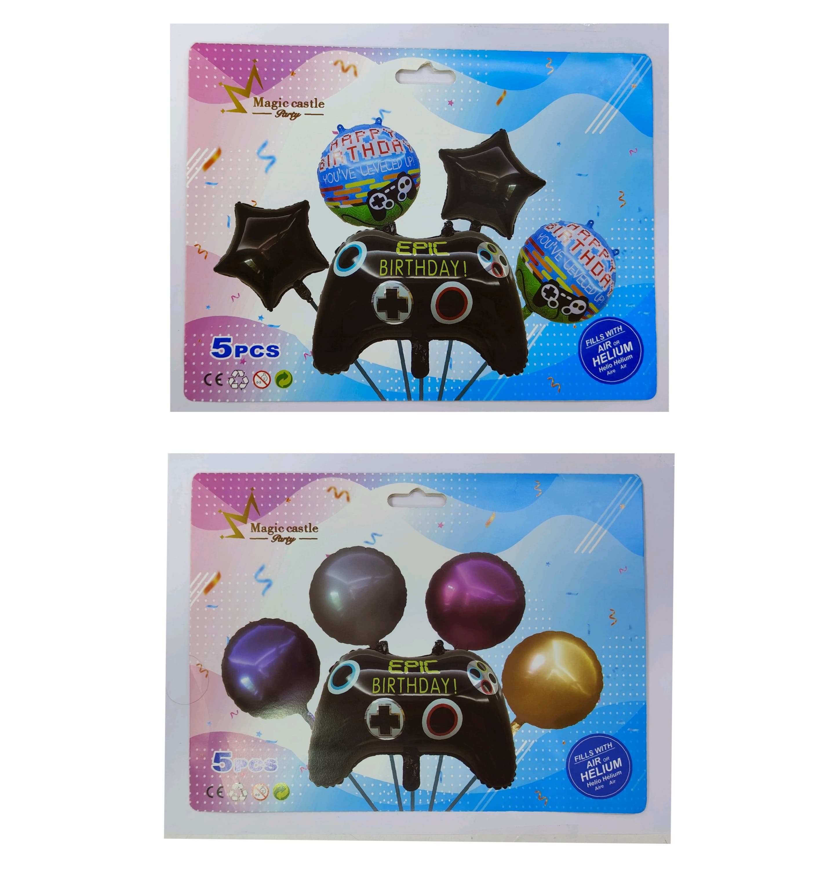 Gaming 5 Pcs Foil