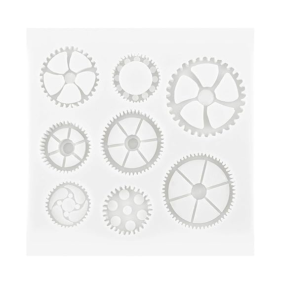 Gear Shapes Silicone Mould - 1 Piece