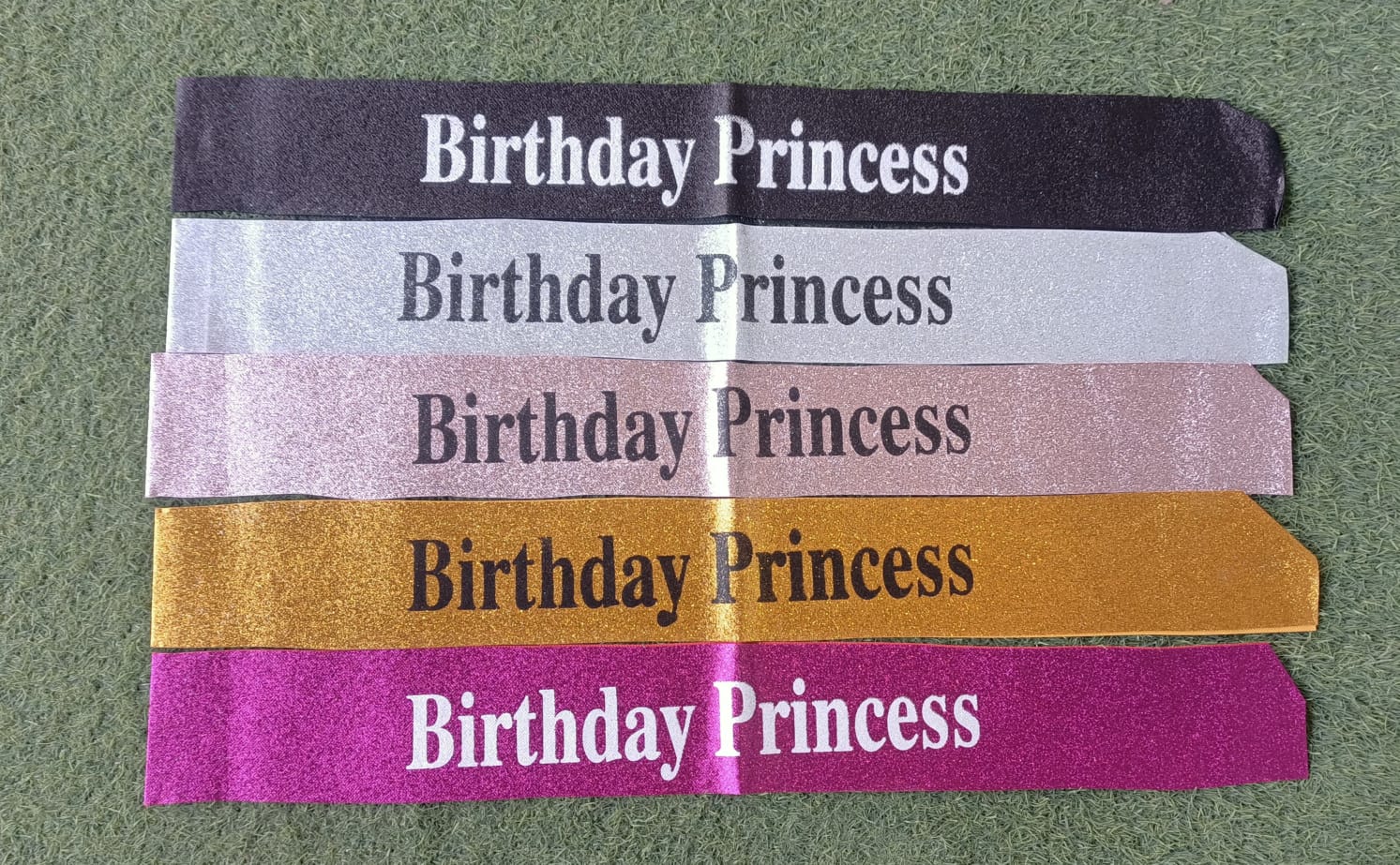 Glitter Sash - Birthday Princess
