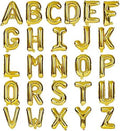 Golden Foil Alphabet Small Size