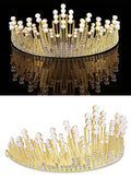 Half Crown Solid Metal Gold