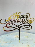 Happy Anniversary Imported Golden