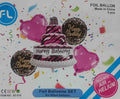 Happy Birthday Theme 5 Pcs Foil Set