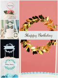 Happy Birthday Topper 3-4 Colors