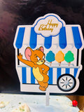 Happy Birthday Jerry Theme Cake Topper