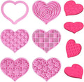 Heart Theme Cookie Cutter & Embosser Set - 8 Piece - Pack of 1