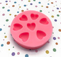 Hearts Shapes Silicone Mould - 1 Piece