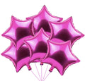 Hot Pink 18" Star Shape Foil Loose Pack