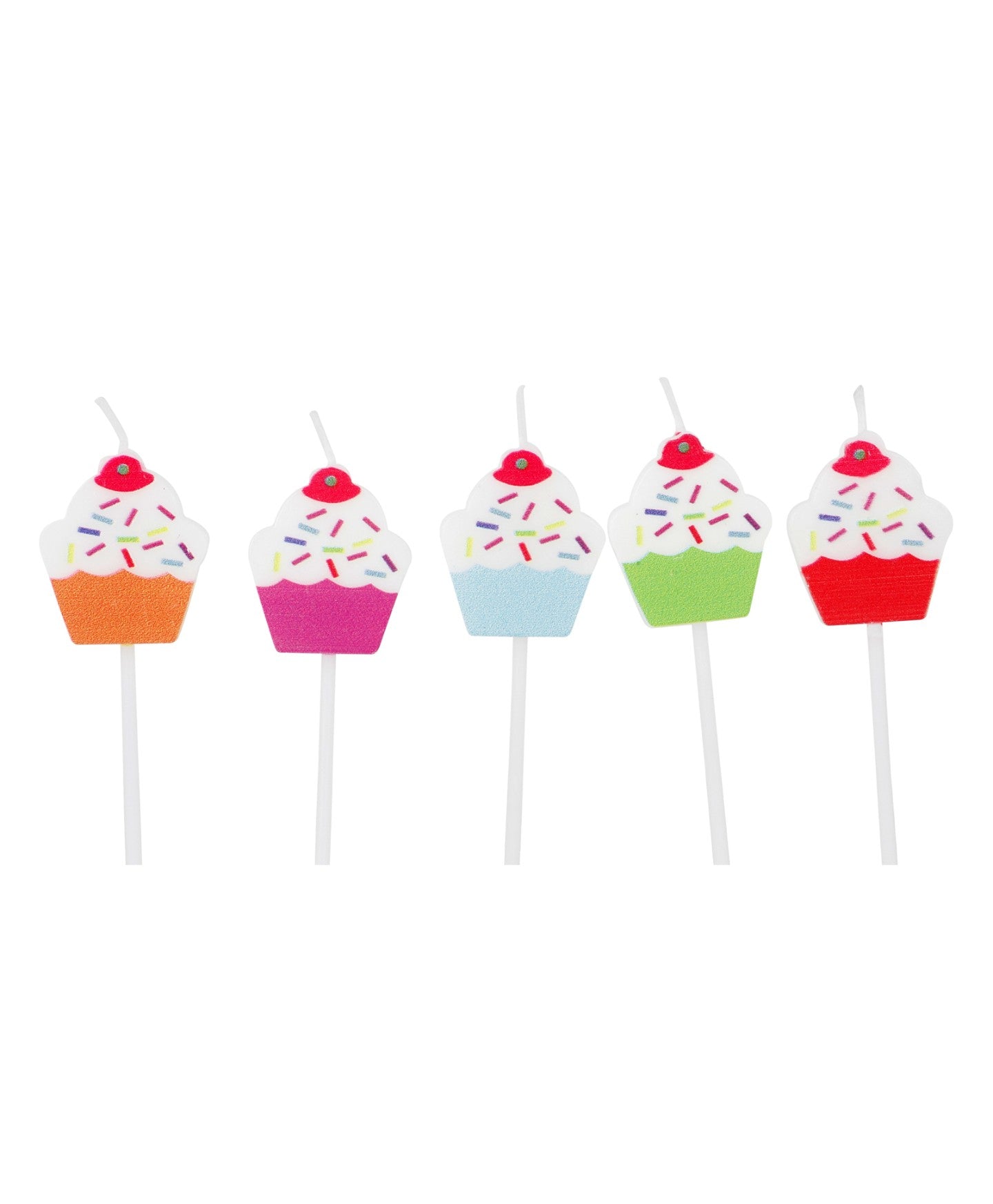 Ice Cream Candy Cup Cake Theme 5 pcs Character Candle