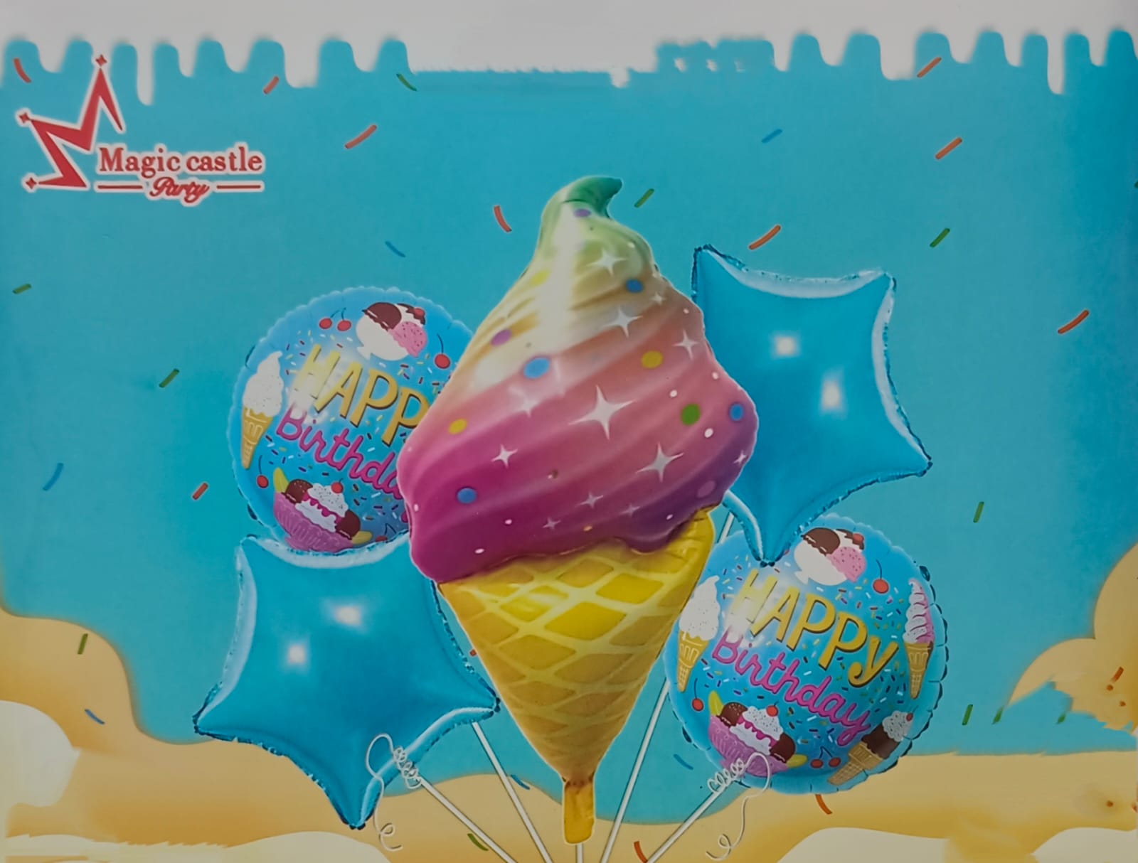 Ice Cream 5 Pcs Foil