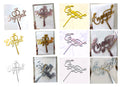 Imported 5"+ Engaged 10 Pcs Bulk Topper