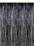Imported Black Curtain Fringe 3' x 6'
