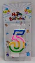 Imported Jari 5 Number Candle 12 Pcs Inner Box