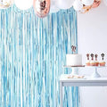 Imported Pastel Blue Curtain Fringe